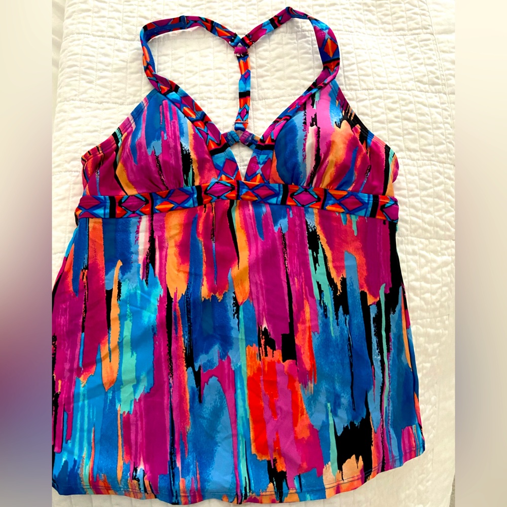 Women’s Jantzen tankini top only. Size 8